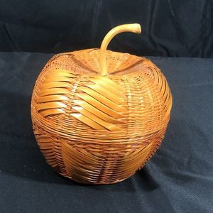 Apple Basket Enamel Insert Liner Vintage